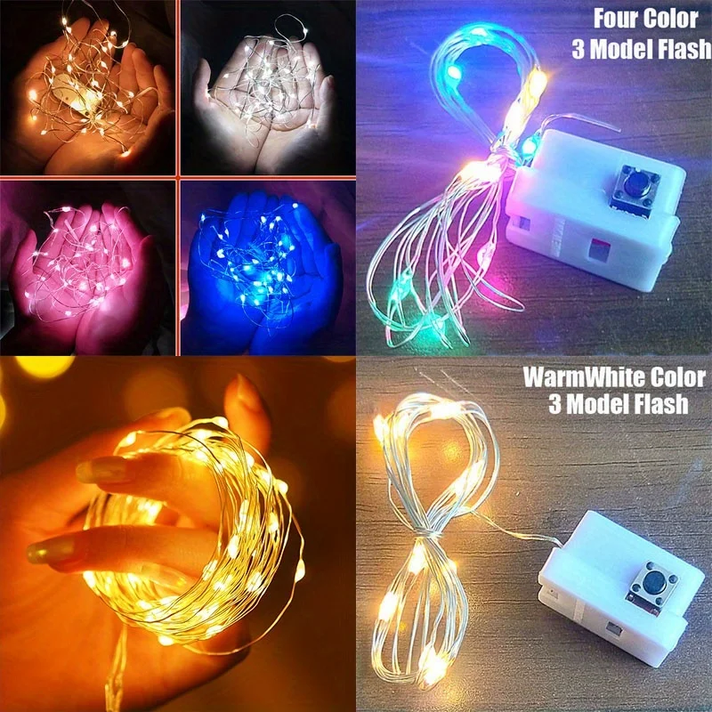Outdoor Power For Christmas Lights - 10 Pack Waterproof Mini Fairy Lights