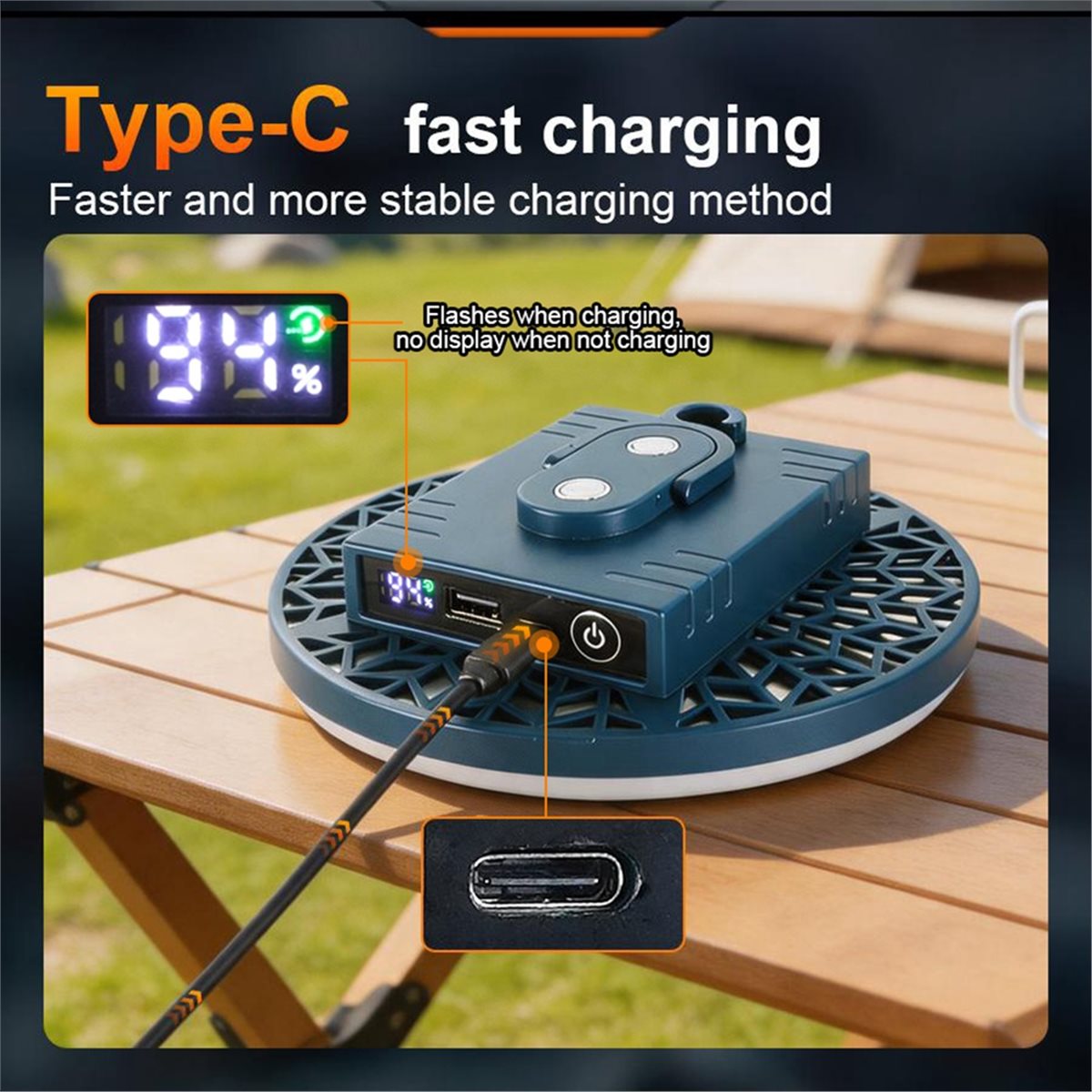 Outdoor Power Repair - L70A Camping Light Rechargeable Outdoor Tent