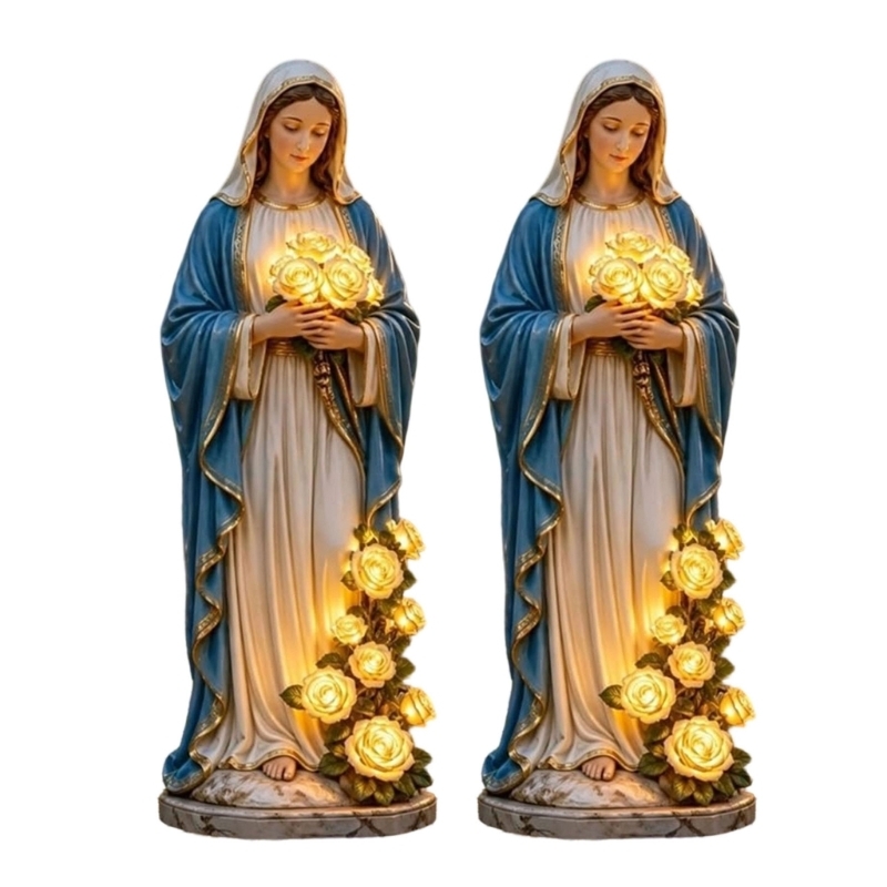 Outdoor Power For Christmas Lights - E65B Memorial Light Blessing Mother Garden