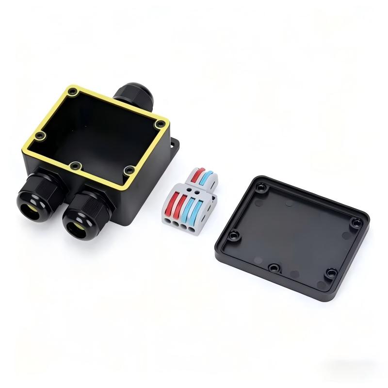 Outdoor Power Cable Junction Box - Junction Box Waterproof IP68 2 Way