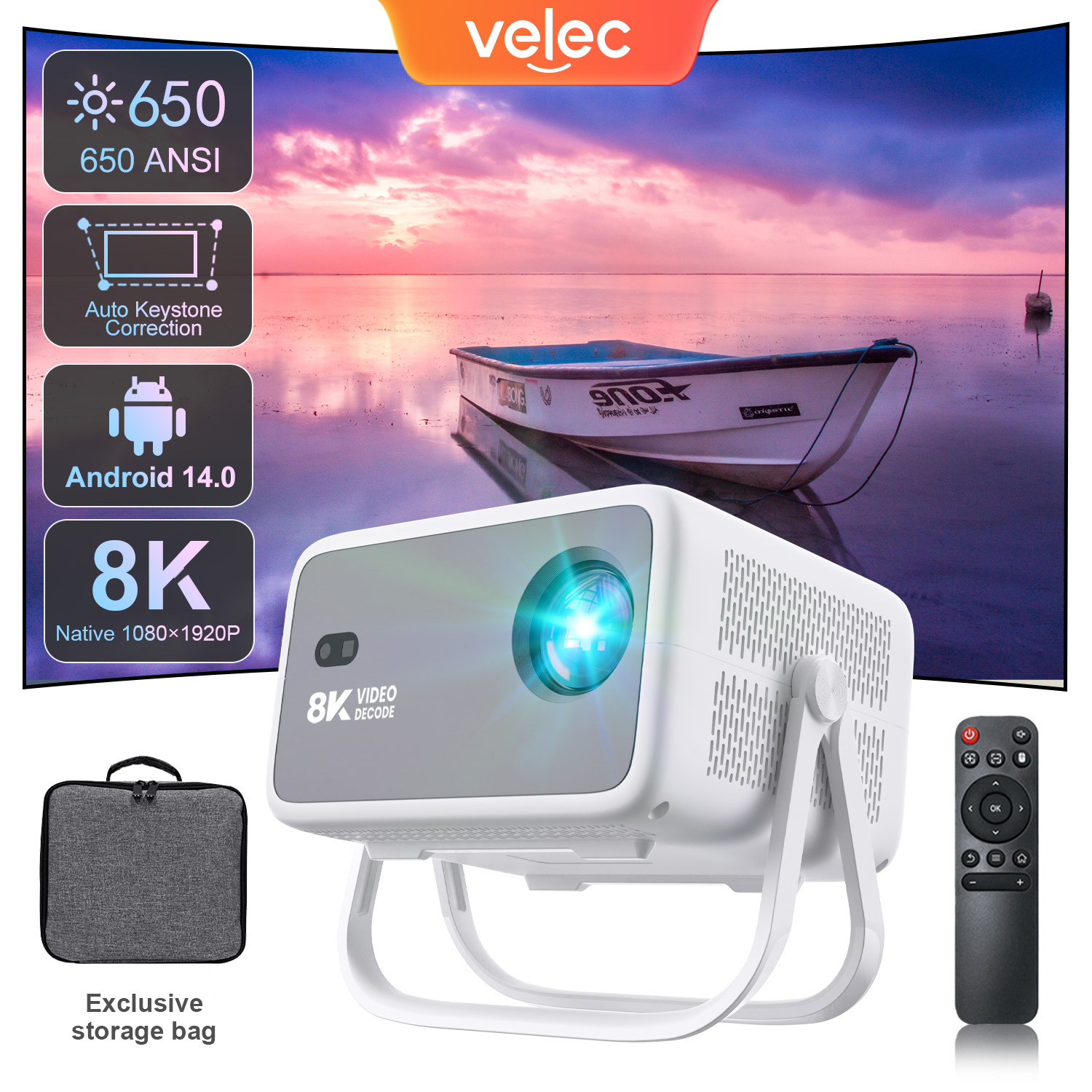 Outdoor Power Module - Velec New Projector 8K Video Decode