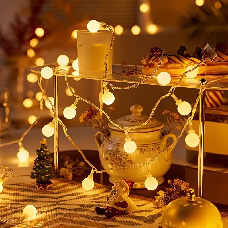 10M USB/Battery Power Ball LED - Outdoor Power For Christmas Lights ulasan dan harga
