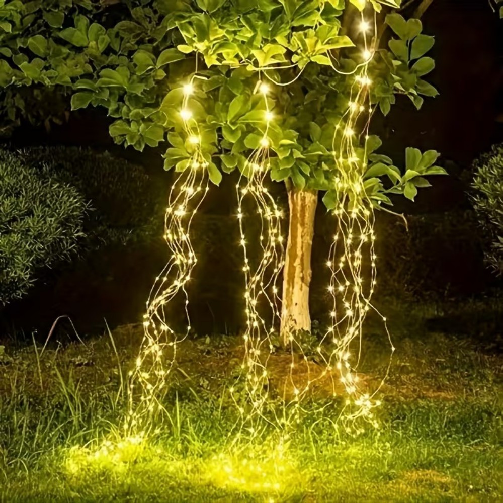 3M600LED Solar Powered Willow  - Outdoor Power For Christmas Lights ulasan dan harga