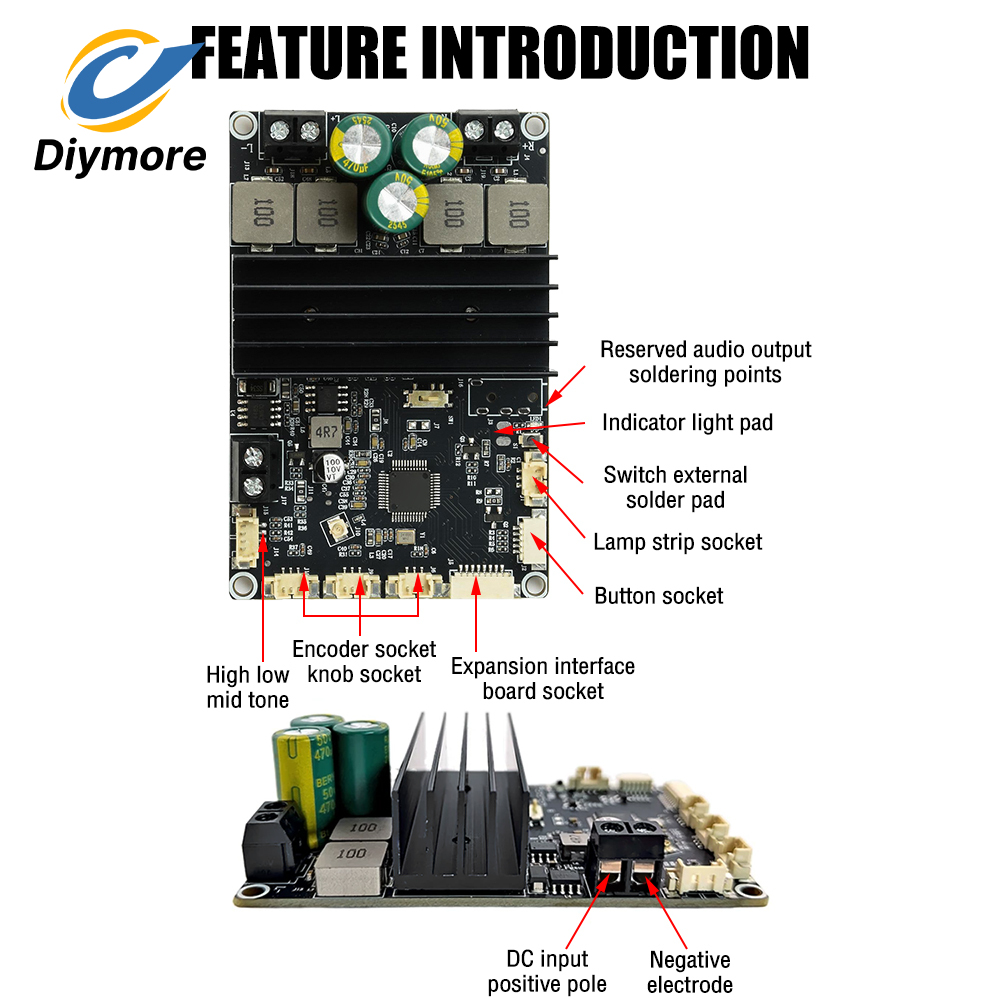 DC 9-30V Bluetooth Power Ampli - Outdoor Power Module ulasan dan harga