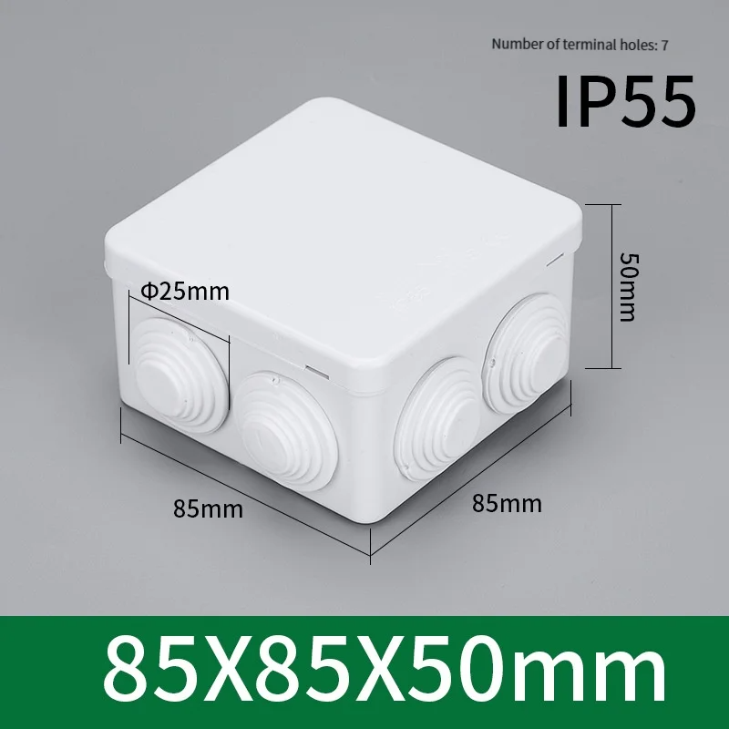 85 * 85 * 50 Outdoor Ip55 Plas - Outdoor Power Cable Junction Box ulasan dan harga
