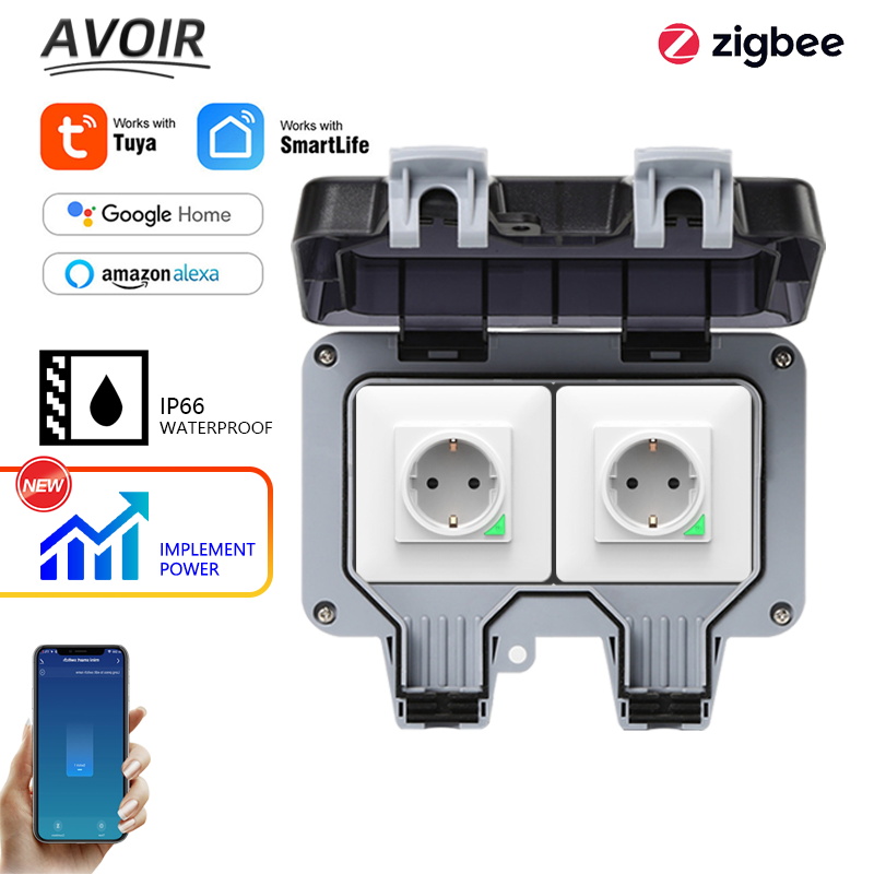 Avoir Tuya Zigbee Electrical S - Outdoor Power Module ulasan dan harga