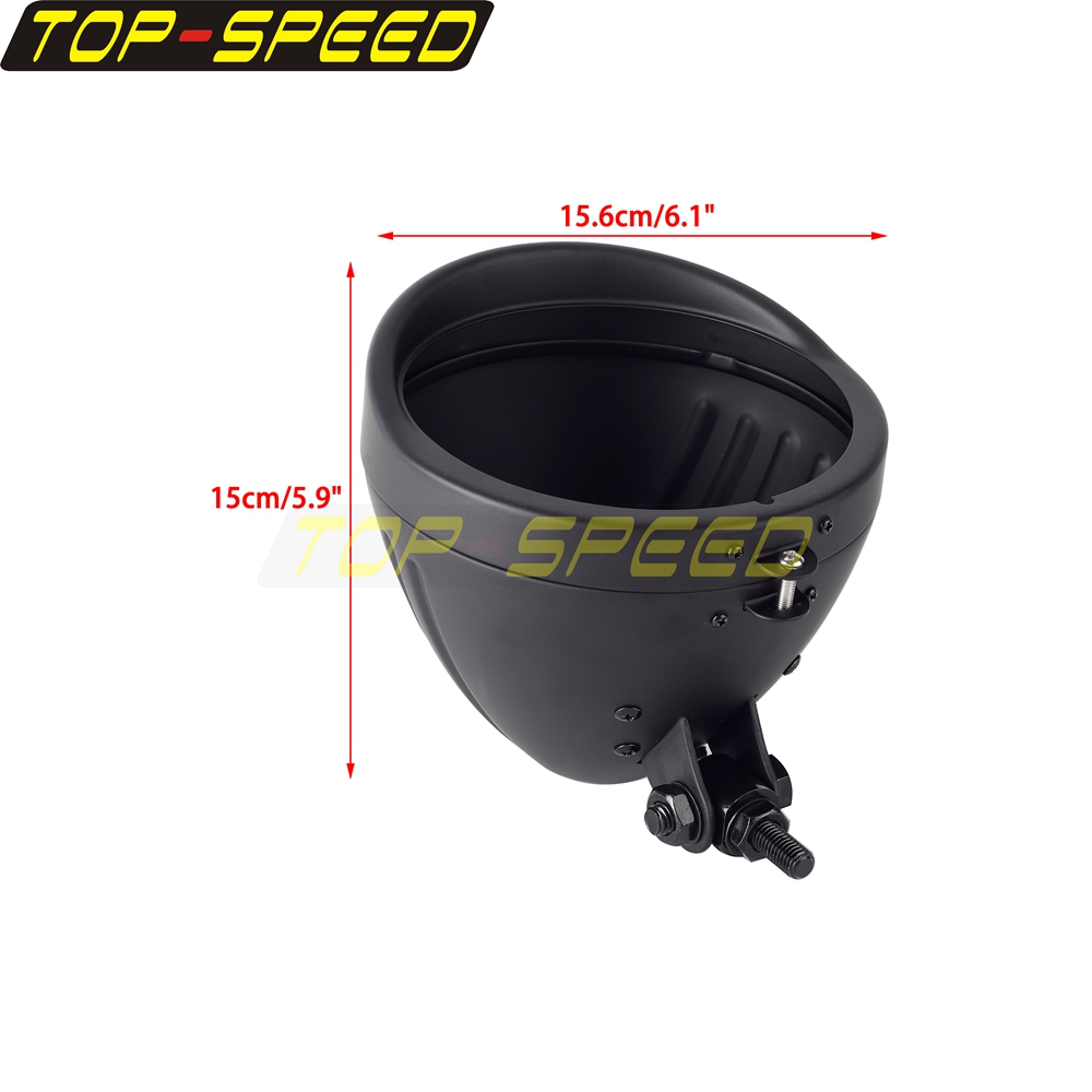 Black/Chrome Motorcycle Headla - Outdoor Power Products ulasan dan harga