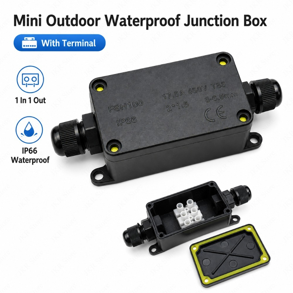 IP66 Waterproof Cable Junction - Outdoor Power Cable Junction Box ulasan dan harga