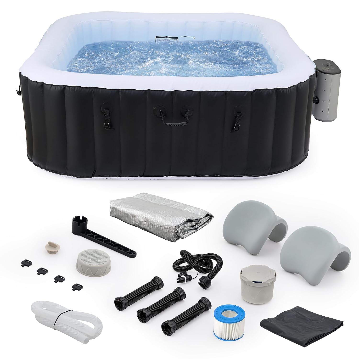 6.5ft Inflatable Hot Tub, 6-Pe - Outdoor Power For Hot Tub ulasan dan harga
