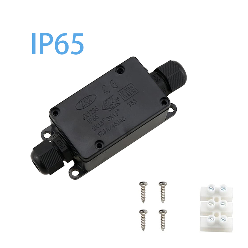 3pcs 2Way IP65 Waterproof Outd - Outdoor Power Cable Junction Box ulasan dan harga