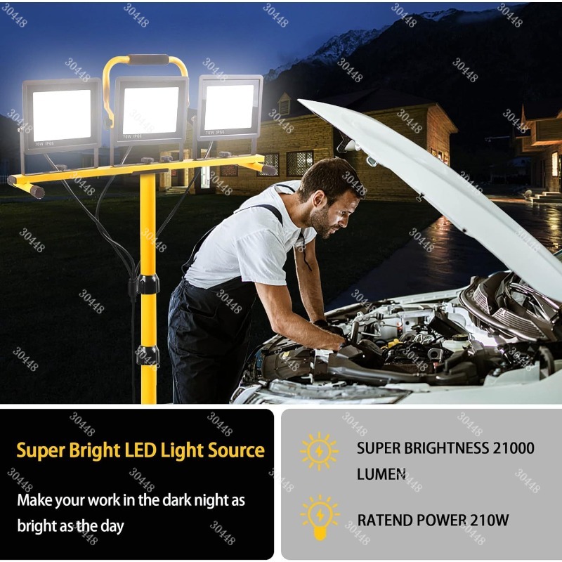 Led work light, portable flood - Outdoor Power Repair ulasan dan harga