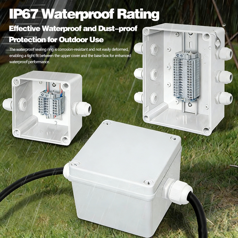 Waterproof Junction Box With P - Outdoor Power Cable Junction Box ulasan dan harga